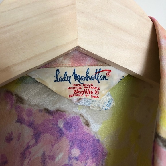 Vintage Lady Manhattan 70s Psychedelic Shirt - Picture 7 of 11